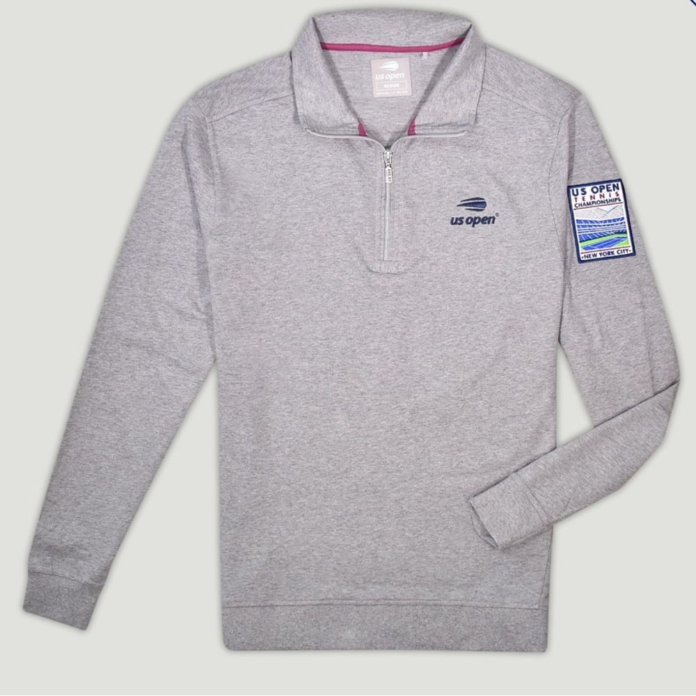US Open Tennis Collection 1/4 Zip UNISEX Fleece Jacket - XL 🎾